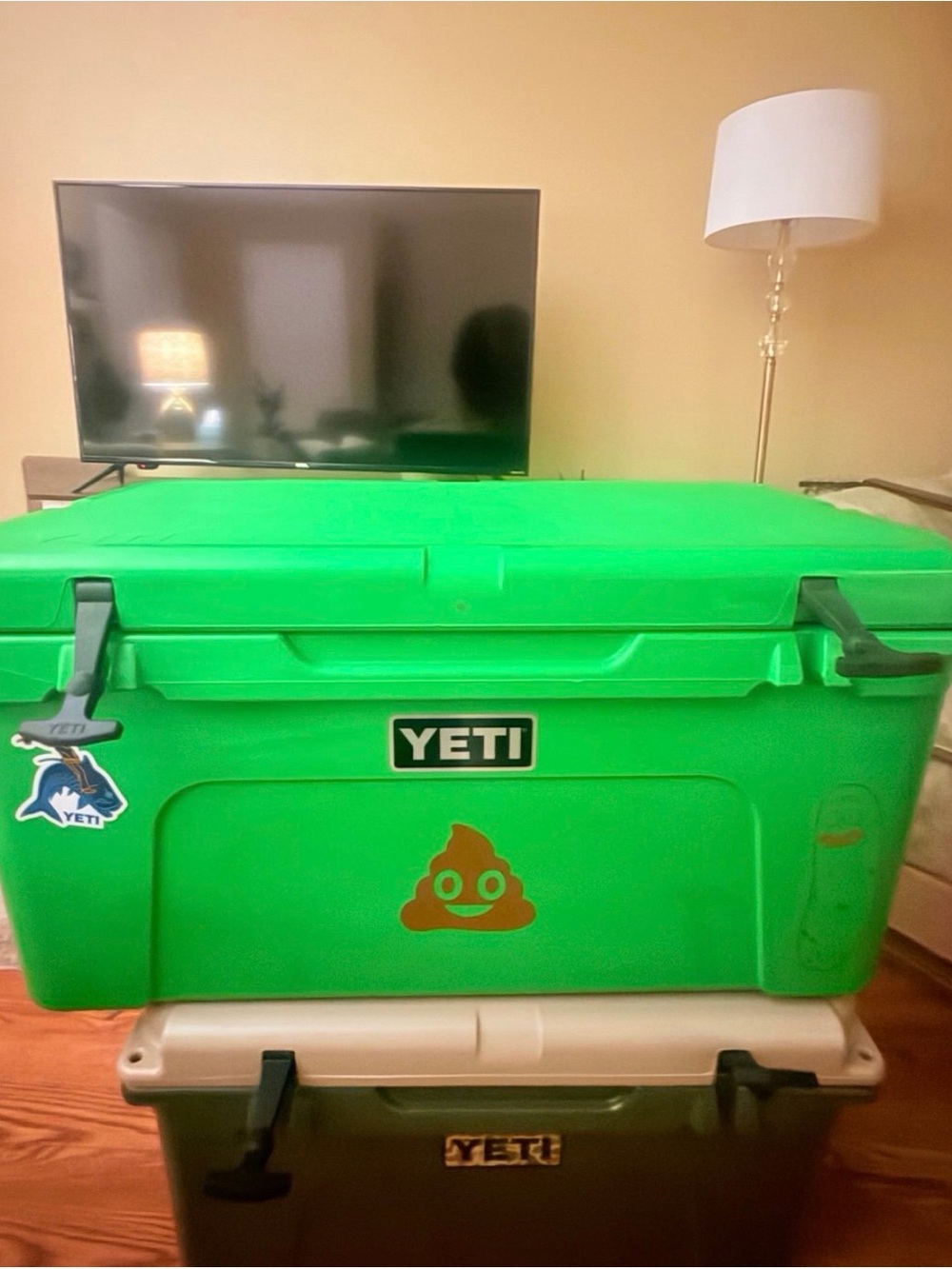 YETI Tundra 65 Hard Cooler Canopy Green 65 Qt